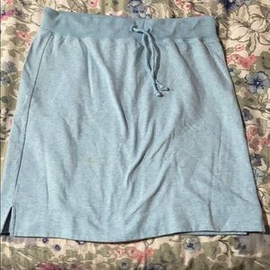 Light blue cotton skirt